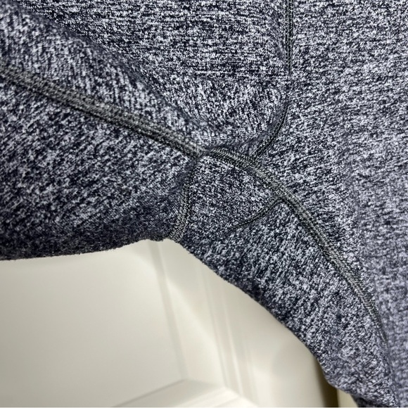 Lululemon Leggings Wunder Under 12 High-Rise Tight 25" Heathered Black Grey Yoga - Picture 13 of 14